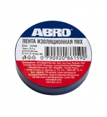Изолента ПВХ синяя 15 мм X 18,2 м ABRO