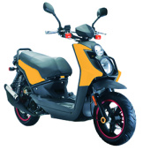 Мотороллеры JJ150T-7 150CC Bumer 150 оранжевый/матовый черный
