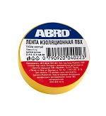 Изолента ПВХ жёлтая 15 мм X 9,1 м ABRO