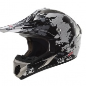Шлем LS2 MX433 BLAST (XXL, White Black Titanium)