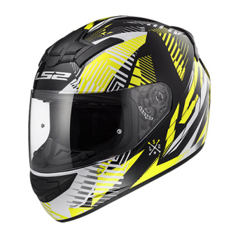 Шлем LS2 FF352 ROOKIE INFINITE (S, White Black Yellow)