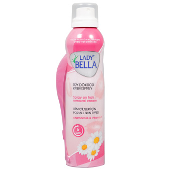 Крем-спрей для удаления волос Lady Bella Chamomile 175мл