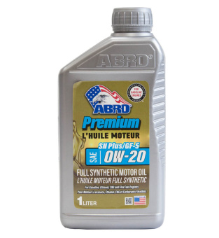 Масло моторное Premium Full Synthetic (синтетика) SAE 0W20 1 л ABRO